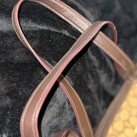 COACH Taylor Tote Bag in Signature Khaki Brown 100% authentic! - Picture 13 of 15